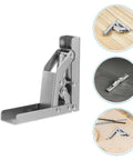 4 Pack Special Angle Folding Cabinet Hinges With Short Arm And Wide Angle Design, Cold Rolled Steel, Smooth Operation for multiple surfaces