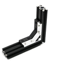 4 Pack 78x78mm Corner Brackets for 2020 Aluminum Extrusion Profile 90 Degree Gusset With 16 M5 Screws And 16 M5 T Nuts Heavy Duty Aluminum Alloy Support
