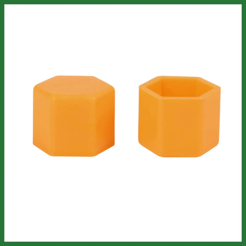 Orange Silicone Wheel Nut Lug Cap Set 21mm Universal Fits Most Cars 20 Pack Durable Rim Bolt Covers For Wheel Bolts Screw Caps For Automotive Long Lasting
