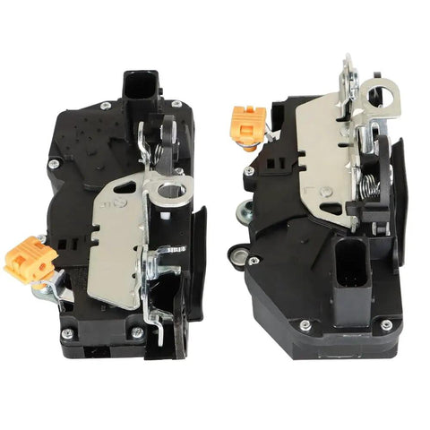 Solid Door Lock Actuator For Front Left Or Right Fits Caddy Escalade Tahoe 2007 To 2014 Chevy Avalanche Impala, black plastic with metal bracket