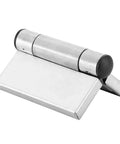 Heavy Duty Stainless Steel Spring Hinges Self Closing Cabinet Hardware Flush Mount For Wardrobe And Kitchen Cabinets, side view