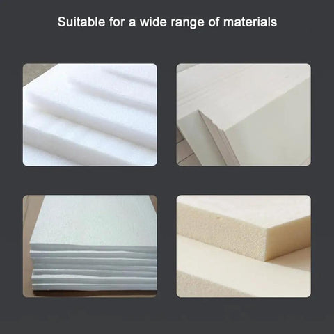 Various foam materials compatible with 8 In 1 Cordless Hot Wire Foam Cutter Kit With USB Type C Charging And 2000mAh Battery