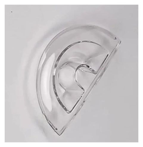 One Lid Water Tank Cover For Capsule Coffee Machines, Replacement Lid For J520 Plus And Similar Models, transparent plastic, top view