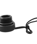 DIN Tank Valve Dust Plug Protector Cap For Scuba Diving Regulator with swivel attachment, durable plastic, rust resistant