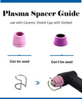 Ten Piece Spacer Guide Set For CUT50 CUT50D CUT50DP And CUT60 Plasma Cutters With SG-55 Torch Durable AG-60 Spring Guides For Clean Precise Cuts And Smooth Torch Fit