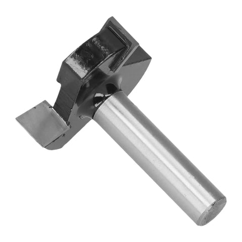 Heavy Duty Carbon Steel Surfacing Router Bits For Planing Wood with 1/2 inch shank and sharp pointed drill design.