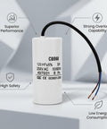 Heavy Duty Run Capacitor For Motors And Air Compressors 250VAC 120uF 50 60Hz Durable Metallized Polypropylene Film