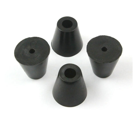 Sturdy 16 Piece Rubber Chair Leg Protectors Glide Pads That Keep Your Floors Pristine While Adding Smooth Roll Action To Office Chairs And Dining Seats Without Any Skid Drama, black rubber glides.
