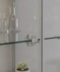 Heavy Duty Aluminum Glass Connector Clip For Shelves And Cabinets Must-Have For Office Partitions And Display Cabinets