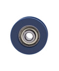 4Pcs U Groove Nylon Guide Wheel Set For Doors Windows Cabinets Drawers, U-Groove Roller Pulleys 5x25.5x8.5mm Blue, Built To Last, Heavy Duty, Smooth Sliding Upgrade For Everyday Home DIY blue nylon U-groove roller pulley with bearing