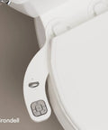 Thinline Bidet Attachment With Adjustable Water Pressure And Side Arm Control For Toilet Seats Dual Nozzles Thin Profile