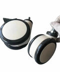 5 Inch Medical Caster Wheels With M12x25 Screw Bearing Brake For Hospital Cart And Hospital Bed Heavy Duty Silent Load Up To 200kg Stem Mount For Medical Use