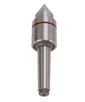 MT2 Live Center For Lathe Tailstock With 60 Degree Center Tip Triple Ball Bearing System, high carbon steel Morse Taper fit