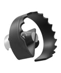 2 Inch Heavy Duty Spiral Cutter For Sectional Drain Machines Compatible With C-4 C-6 C-7 C-8 C-9 Cables Replaces T-209 63025, close-up view.