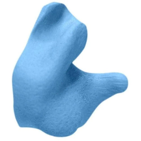 Custom Molded Ear Plugs For Noise Reduction Reusable Soft Polymer Washable One Size Fits Most With Bright Blue Cord