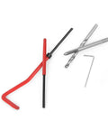 Ultimate Fabater M4 Thread Repair Insert Kit For Restripped Stripped And Crossed Metal Screws Like A Boss On Steel Iron Or Aluminum Machinery Parts That Fix Damaged Threads Fast Without Breaking The Bank. M4 tap, drill, wrench and inserts on white