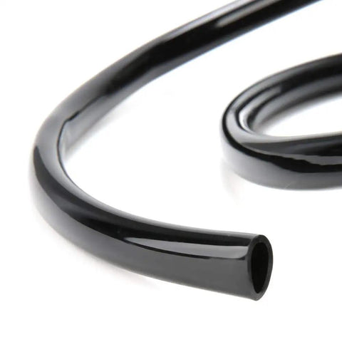 Close-up of 10M Garden Drip Irrigation Hose Kit, PVC Flexible Tubing 8 To 11 mm, Black, Smooth Inner Wall for Efficient Watering