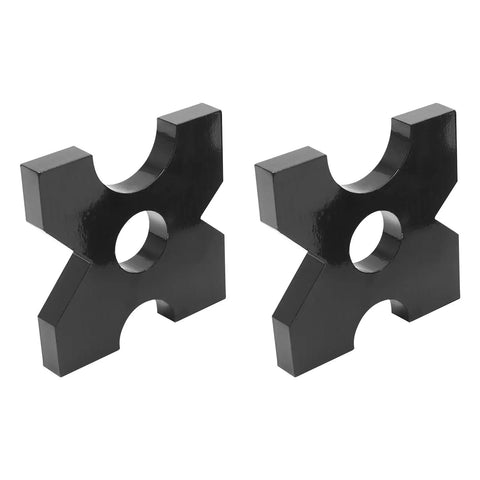 Built Like A Tank 2 Pack Arbor Press Plate And Shop Press Base Compatible With Hydraulic Presses Up To 20 Ton And 32 Ton Rock Solid Metal Punch Plate 1 Inch Thick Four Notch Shop Essential
