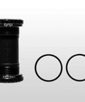 DUB English Bottom Bracket Sealed Cartridge Bearings Threaded BSA 68 And 73mm Black with Gutter Seal Technology, two O-rings