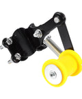 Dope Metal And Plastic Chain Tensioner Kit That Slaps Riders Hard With Roller Guide For Smooth Riding And Ultimate Safety On Any Ride, black and yellow