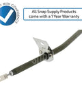 Oven Bake Element Replacement For Electrolux, Frigidaire, Gibson, Kelvinator, And Westinghouse, shown with warranty label