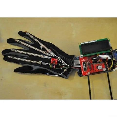 Thin Film Pressure Sensor With Bend Sensor For Precise Angle Measurement And Dope Glove Feedback Flexible Force Sensing Resistor Module For Repeated Flexing 2.2 And 4.5 Variants, wearable glove