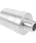 Heavy Duty Silver Aluminum Alloy Blower Drying Nozzle For Compressed Air Equipment showing a threaded nozzle for precision airflow.