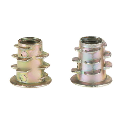 Top Shelf Zinc Alloy Threaded Inserts for Wood and Furniture M5 Hex Drive Nuts Built Hella Strong Rust Resistant Woodworking Hardware Quick Install Design for Serious DIY Crafts