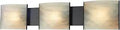 Pannelli 3-Light Vanity Light In Oil Rubbed Bronze With Honey Alabaster Glass, Dope Modern Contemporary Bath Fixture