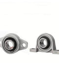 Sick Zinc Alloy Pillow Block Flange Bearing Kp Type Heavy Duty Block For Smooth Shaft Rotation In Machine Shop With 20MM Bore, flange view