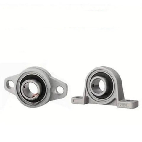 Sick Zinc Alloy Pillow Block Flange Bearing Kp Type Heavy Duty Block For Smooth Shaft Rotation In Machine Shop With 20MM Bore, flange view