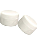 Two white containers for Two Pack Ceramic Repair Paste Kit For Tiles And Porcelain Restoration Fast Dry Formula To Fix Chips Scratches And Dents At Home DIY Friendly Indoor Tile Repair For Kitchens Bathrooms And Other Surfaces