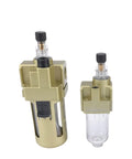 Oil Mist Lubricator For Pneumatic Tools And Compressors FRL Unit With Three Eighths To One Half Inch BSPT NPT Connections