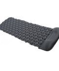Inflatable Camping Sleeping Pad With Pillow For Backpacking Damp Proof TPU Construction Quick Inflation By Mouth Or Pump Durable Seams