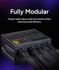 V850 SFX Gold 850W Fully Modular ITX Power Supply for Small Form Factor Builds with 90 degree cables