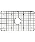 Sink Protector Matte Black Bottom Grid For Kitchen, 304 stainless steel rack, 27-3/16 x 14-5/16 in, top view of grid structure