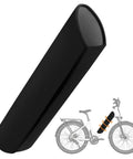 Large Ebike Battery Cover Waterproof For Bicycle Frame Protector, 50x50 Cm Thick 5mm Shield, shown with bike illustration