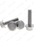 Heavy Duty Titanium Hex Flange Bolts Built Different And Rock Solid For Real World Loads DIN6921 Grade 5 Fasteners in M4 size.