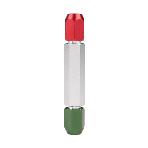 Double End Aluminum Alloy Go No Go Gauge Holder For Plug Gauge Durable Industrial Tool Accessory with red and green ends