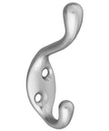 Heavy Duty Coat And Hat Hook In Satin Chrome Finish For Bedrooms Bathrooms And Closets Built To Last Wall Mounted Organizer With Sturdy Construction And Decorative Ball Tip Design For Secure Everyday Use