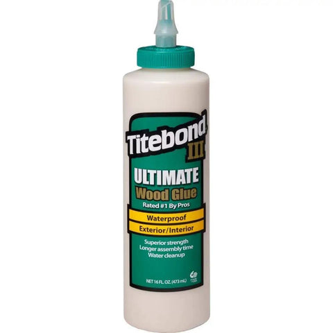 Premium Tan Wood Glue Offering Heavy Duty Grip For Diy Builders Waterproof And Fast Curing Formula Non Toxic Adhesive For Workshop Projects That Bonds Solid And Survives The Elements 16 Oz. in a 16 oz bottle.