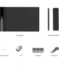Hella Smooth 6x4 Inch Portable Graphics Drawing Tablet For Sketching And Osu Grinding With Built In Usb Cord Seamless Digital Signing Stylus Pad Pc Mac Creative Tool and accessories
