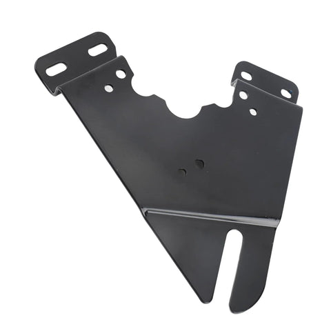 Electric motor mounting plate for bicycles, black iron base, compatible with MY1016Z2/MY1016Z3/MY1020Z/MY1018 motors.