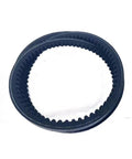 2 Pack Raw Edge Cogged V Strap Type XPZ 3VX Drive Belt, Serrated Conveyor Belt for Rubber Transport Straps, 1060mm to 1587mm (La 1175mm), Heavy Duty Workhorse Belt for Automotive, Industrial, and Agricultural Equipment shown coiled