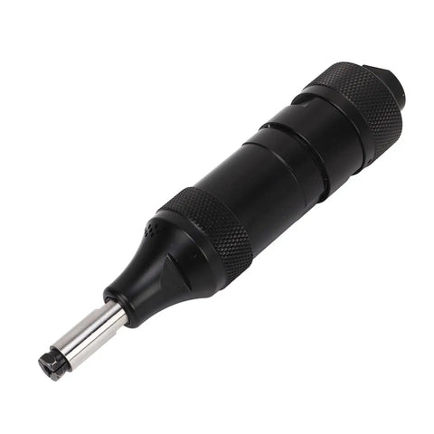 Professional Grade Air Powered Die Grinder With Tough Stainless Steel Housing And Blazing Fast Thirty Thousand Rpm Speeds For Reliable Engraving And Precise Polishing Tasks All Day Long In The Shop, shown at an angle.
