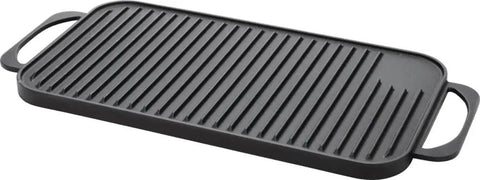 Genuine OEM Black Griddle 5304495353, nonstick surface, two handles, for electric ranges and stoves, Electrolux appliances.