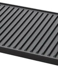 Genuine OEM Black Griddle 5304495353 for electric ranges and stoves, nonstick surface with handles, Electrolux compatible replacement part