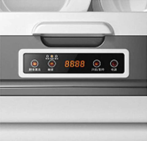 Responsive touch panel of Compact Countertop Dishwasher Rocks Zero Stress Cleanup With Fast Dry Cycle And Responsive Touch Panel Making It A Sweet Space Saver For Tight Apartments Offices Or Small Home Kitchens.