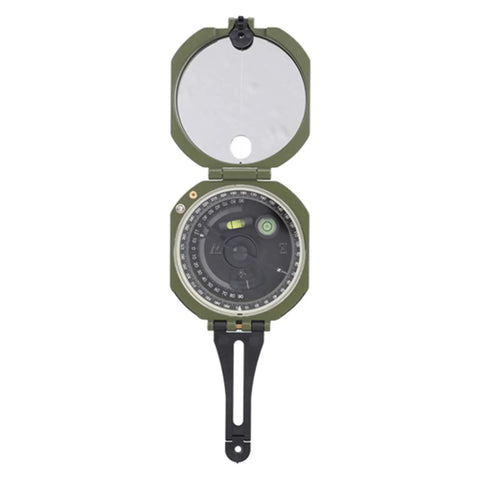 Go-To High-Precision Compass With Luminous Dial, Magnetic Declination Adjuster, and Shockproof Zinc Alloy Body open view