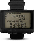 Foretrex 701 Ballistic Edition Military GPS Watch With 2 Inch Display showing coordinates and navigational data on screen